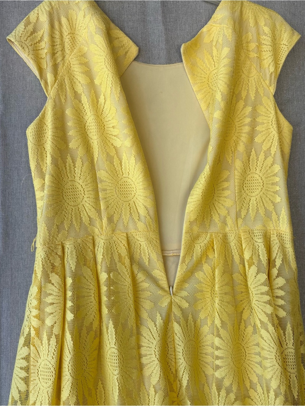 Rabbit Rabbit Rabbit Yellow Floral Lace Dress - Picture 7 of 7